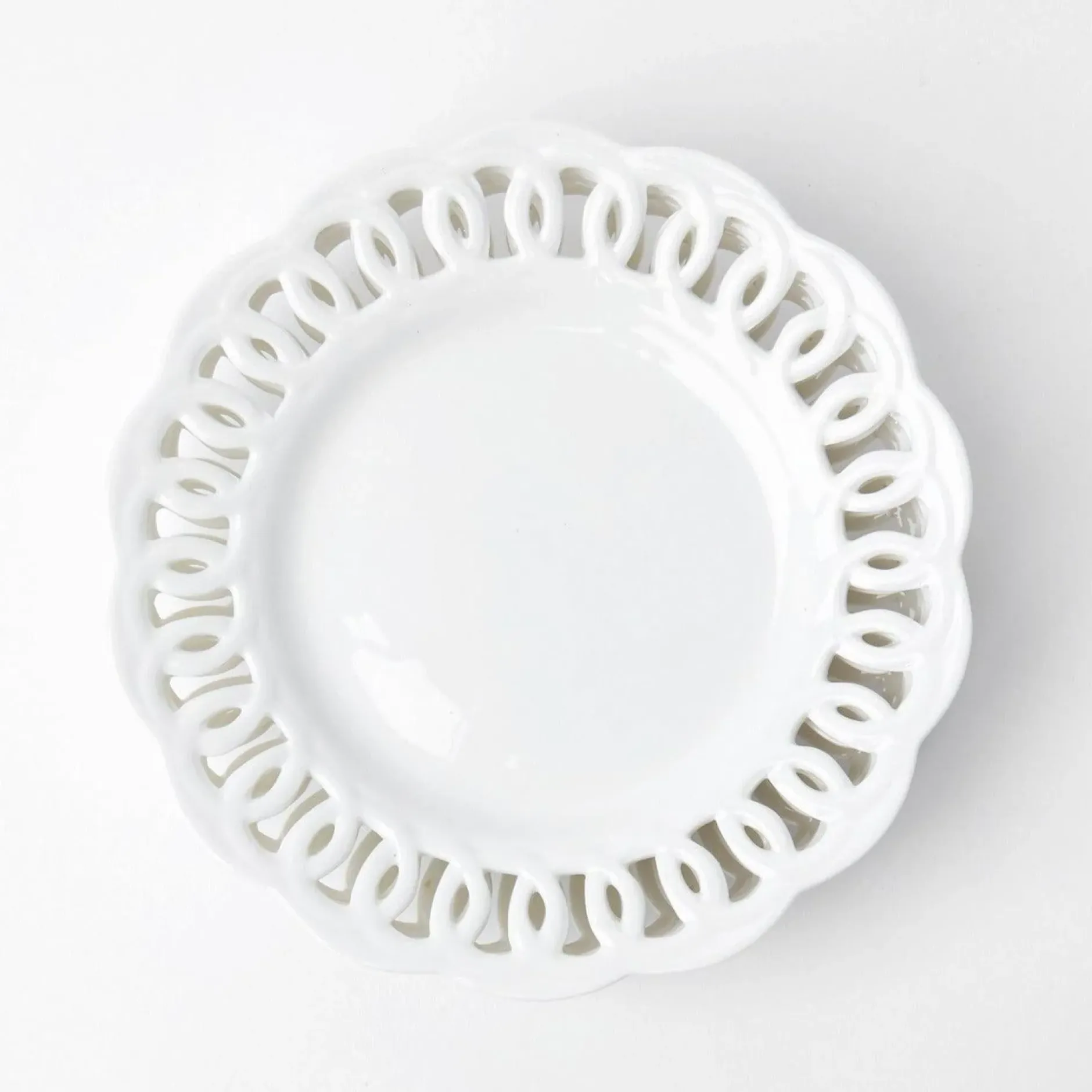 Mrs. Alice White Lace Dinner Plates (Set Of 4)