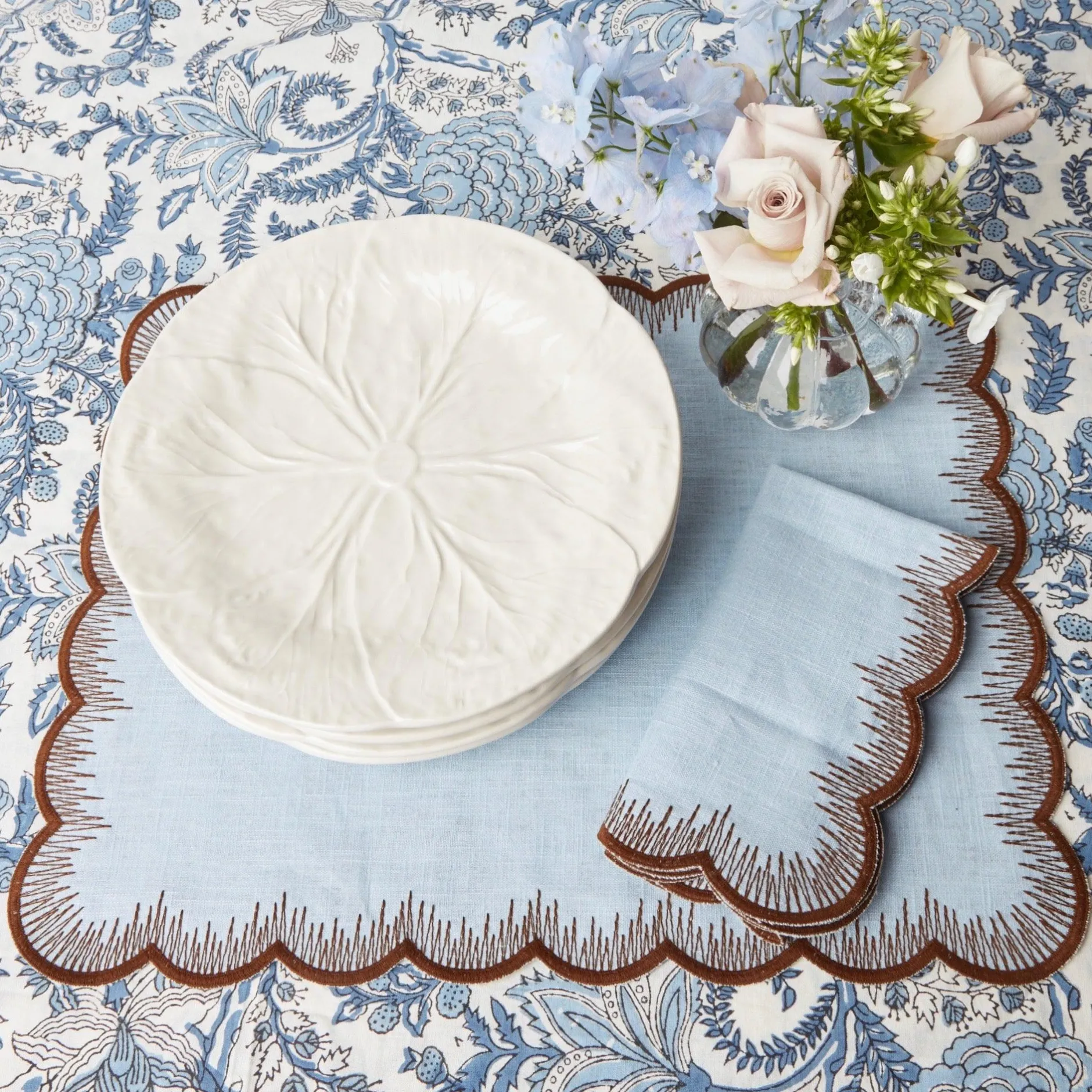 Clearance Mrs. Alice White Lettuce Dinner Plate