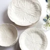 Mrs. Alice White Lettuce Dinner Plate