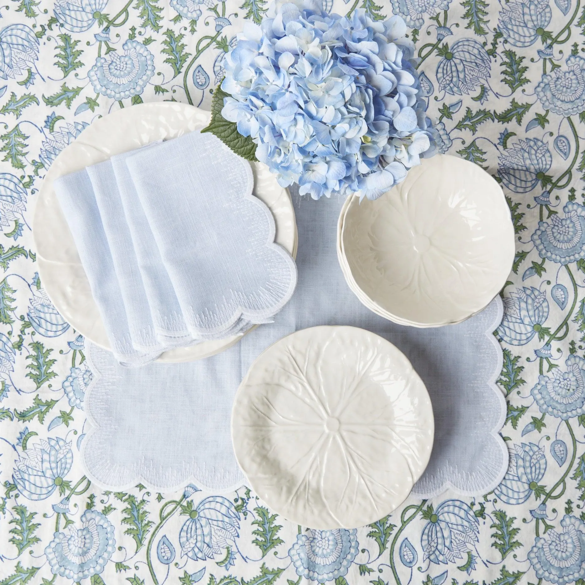 Mrs. Alice White Lettuce Dinner Plate