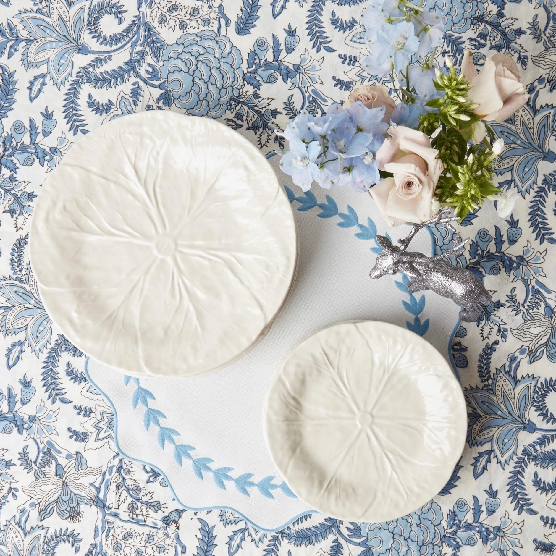 Mrs. Alice White Lettuce Dinner Plate