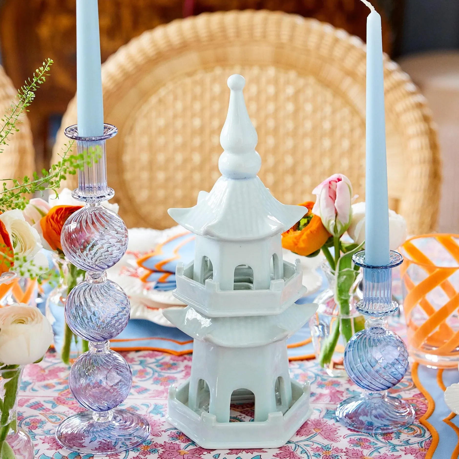 Mrs. Alice White Porcelain Pagoda