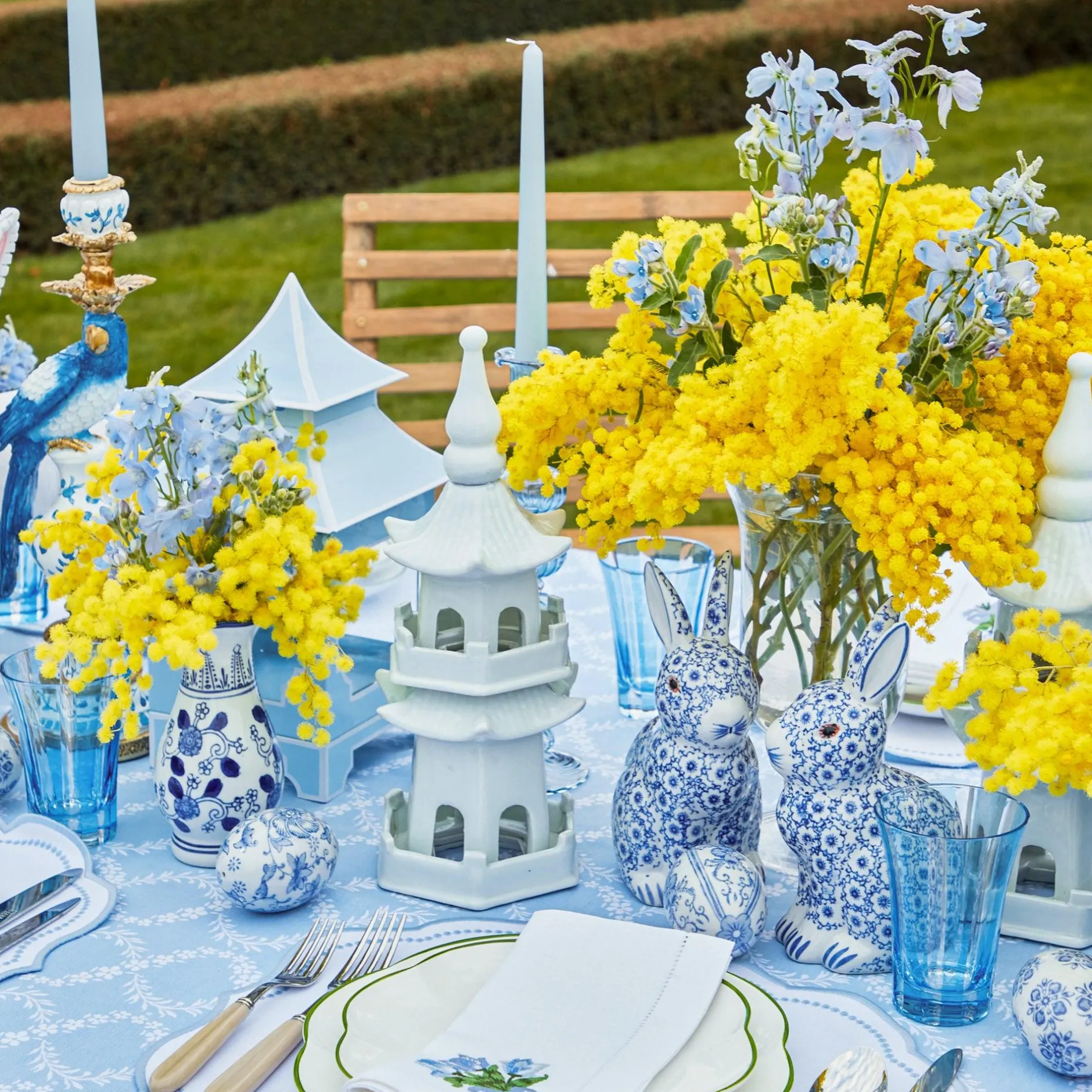 Mrs. Alice White Porcelain Pagoda
