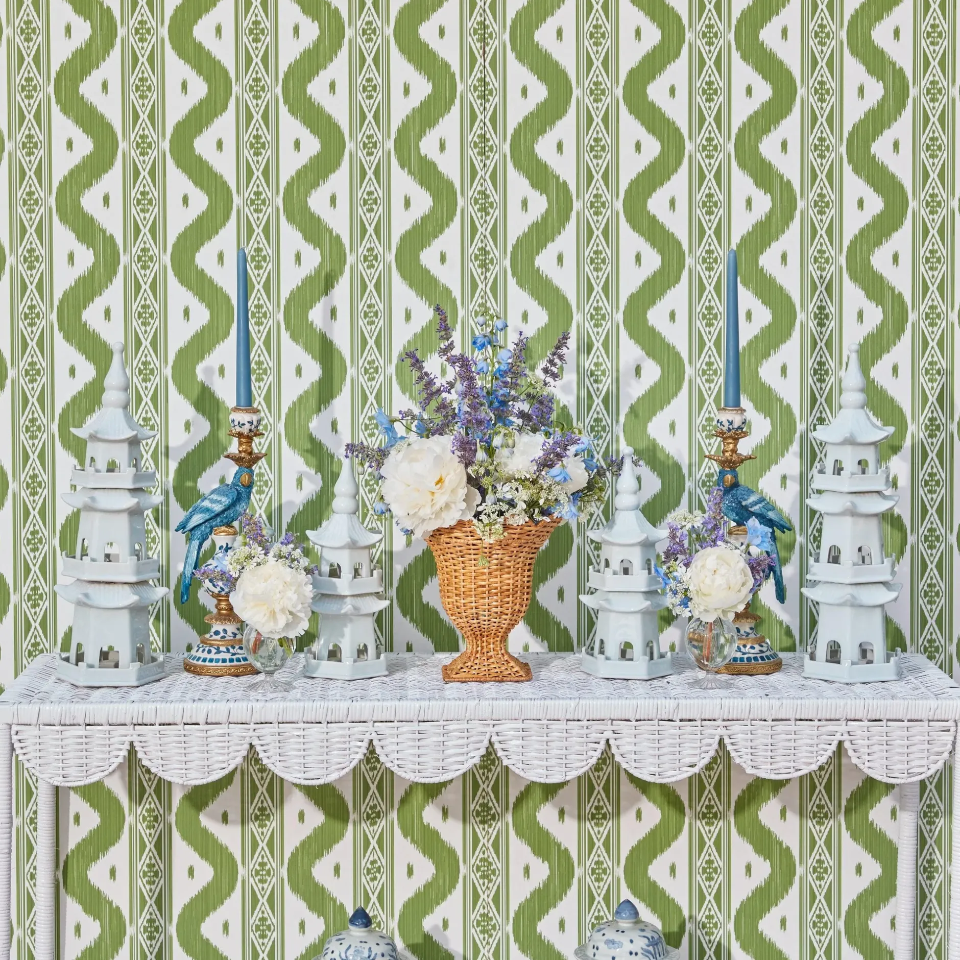 Mrs. Alice White Porcelain Pagoda