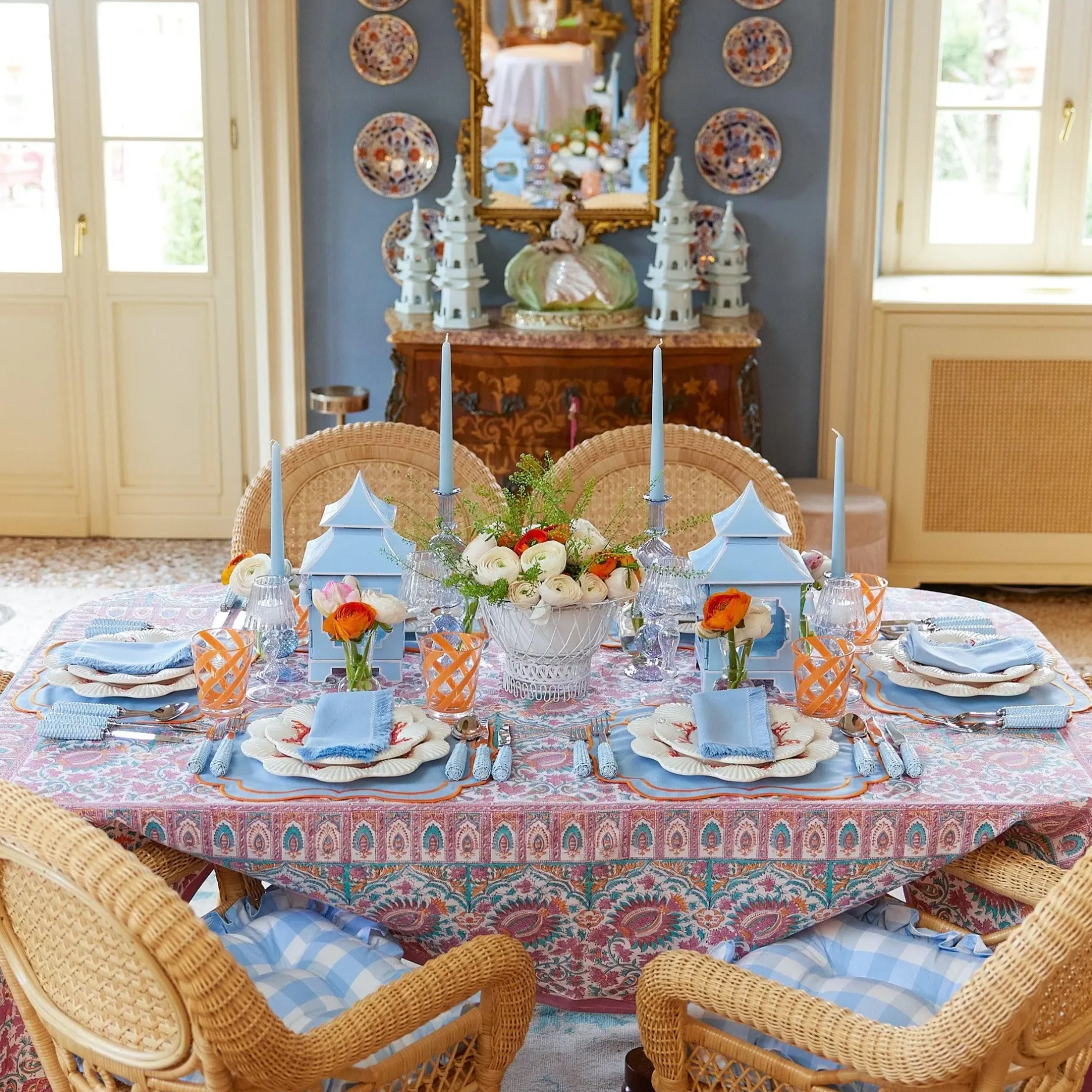 Discount Mrs. Alice White Porcelain Pagoda Decoration Set