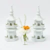 New Mrs. Alice White Porcelain Pagodas (Pair)