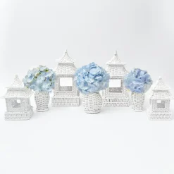 Online Mrs. Alice White Rattan Decoration Set