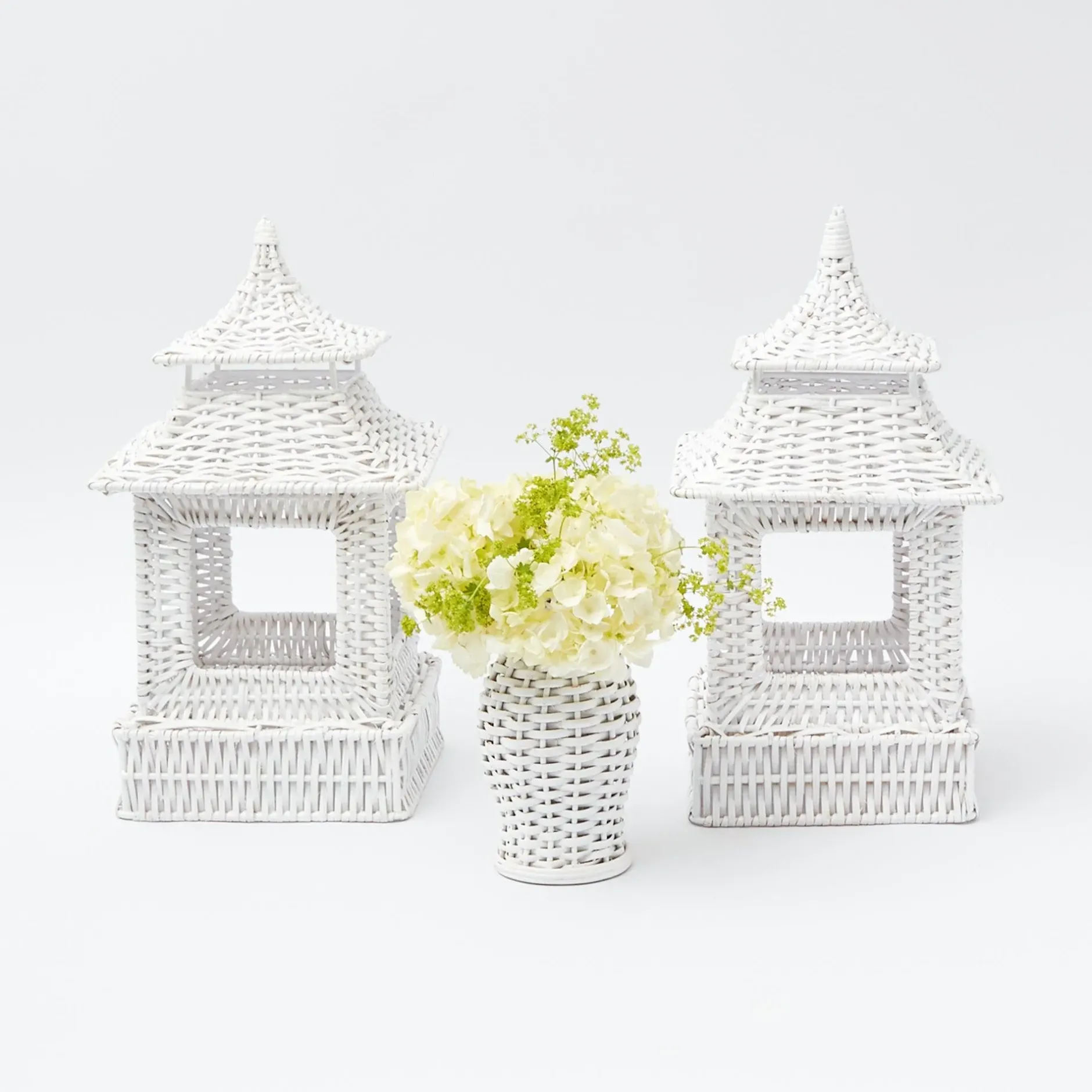 Discount Mrs. Alice White Rattan Decoration Set