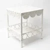 Discount Mrs. Alice White Rattan Outdoor Side Table