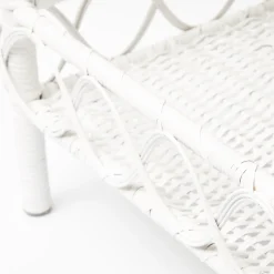 Discount Mrs. Alice White Rattan Outdoor Side Table