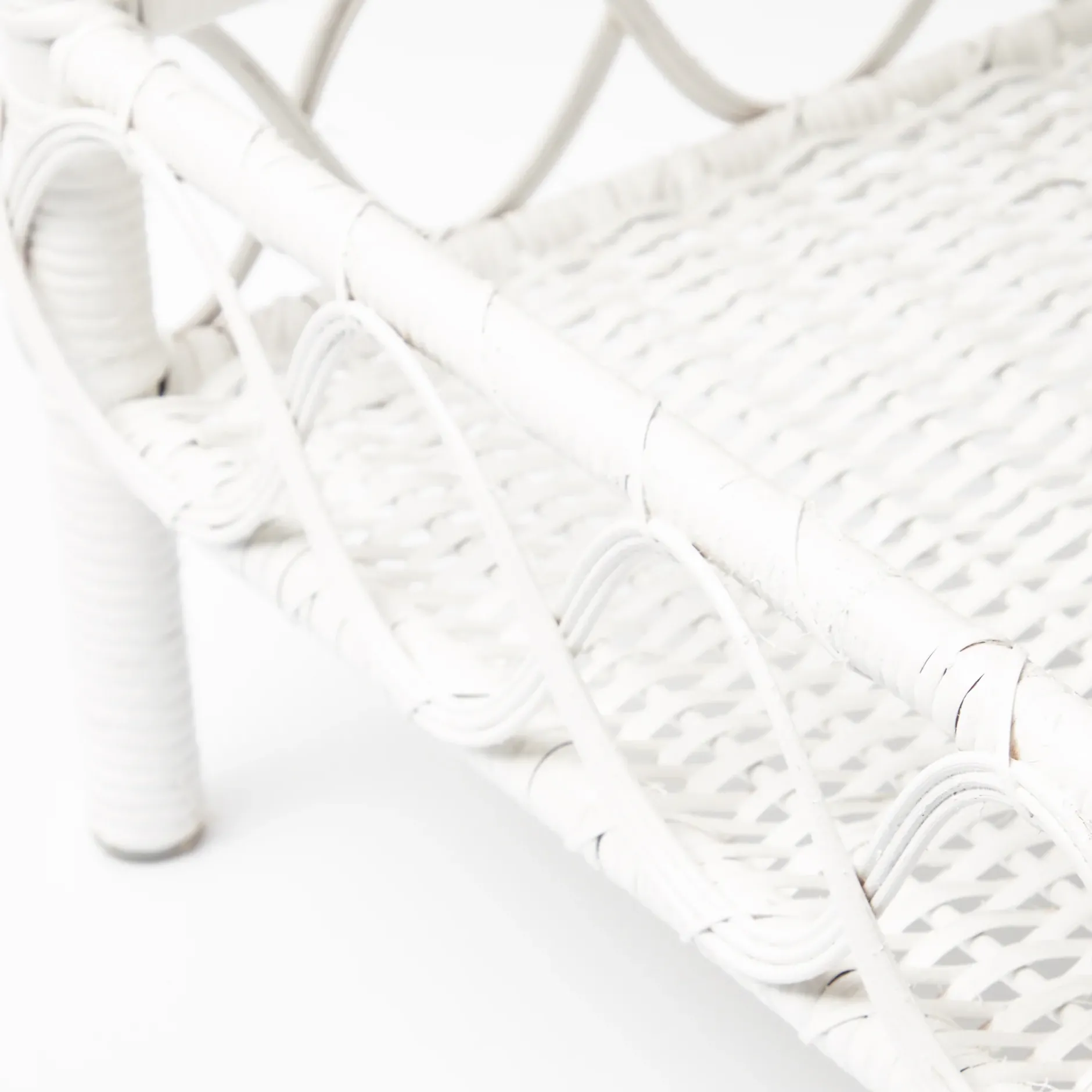 Discount Mrs. Alice White Rattan Outdoor Side Table