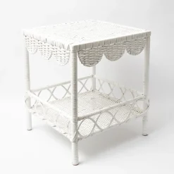 Sale Mrs. Alice White Rattan Outdoor Side Table