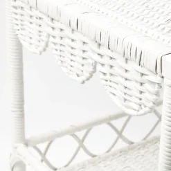 Sale Mrs. Alice White Rattan Outdoor Side Table