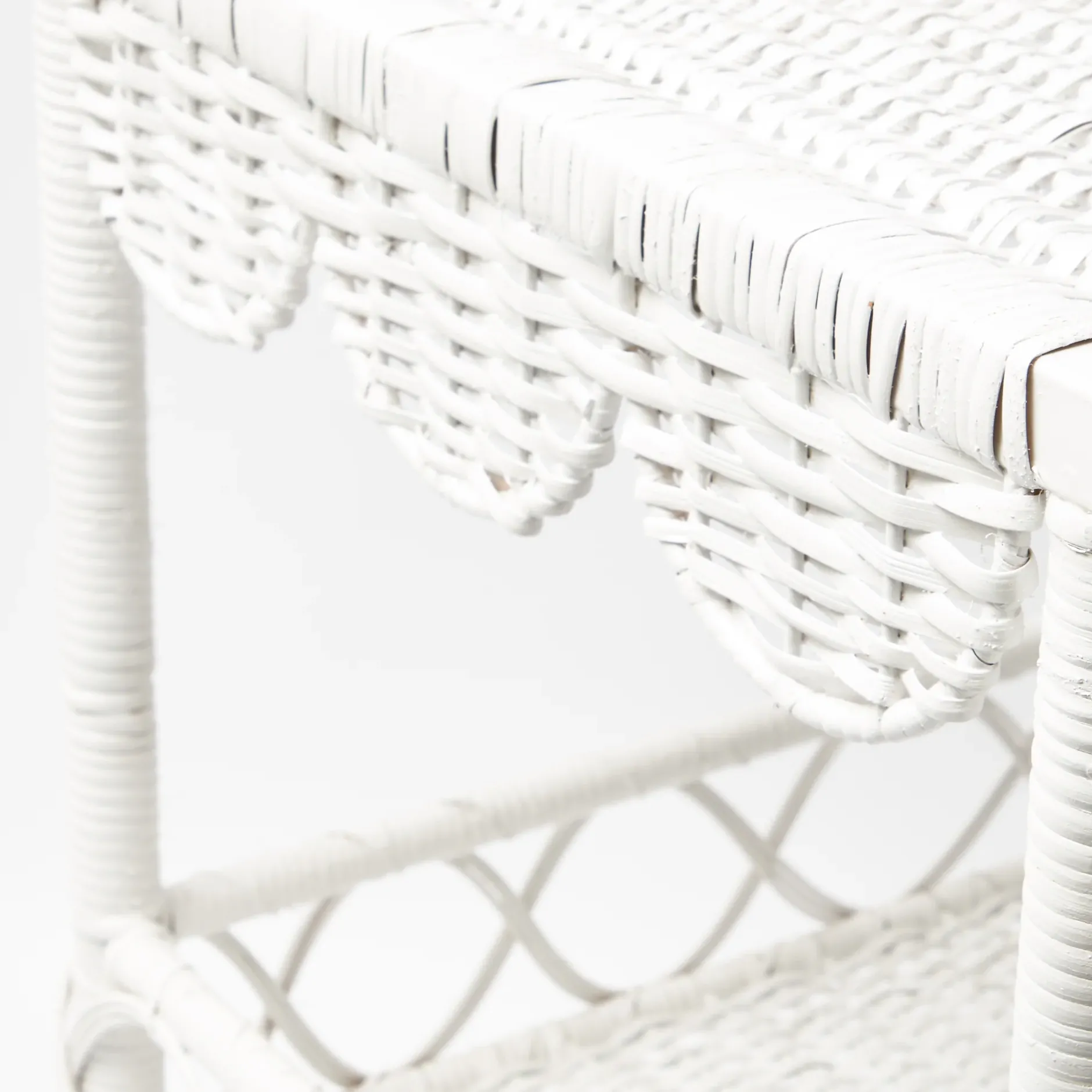Sale Mrs. Alice White Rattan Outdoor Side Table