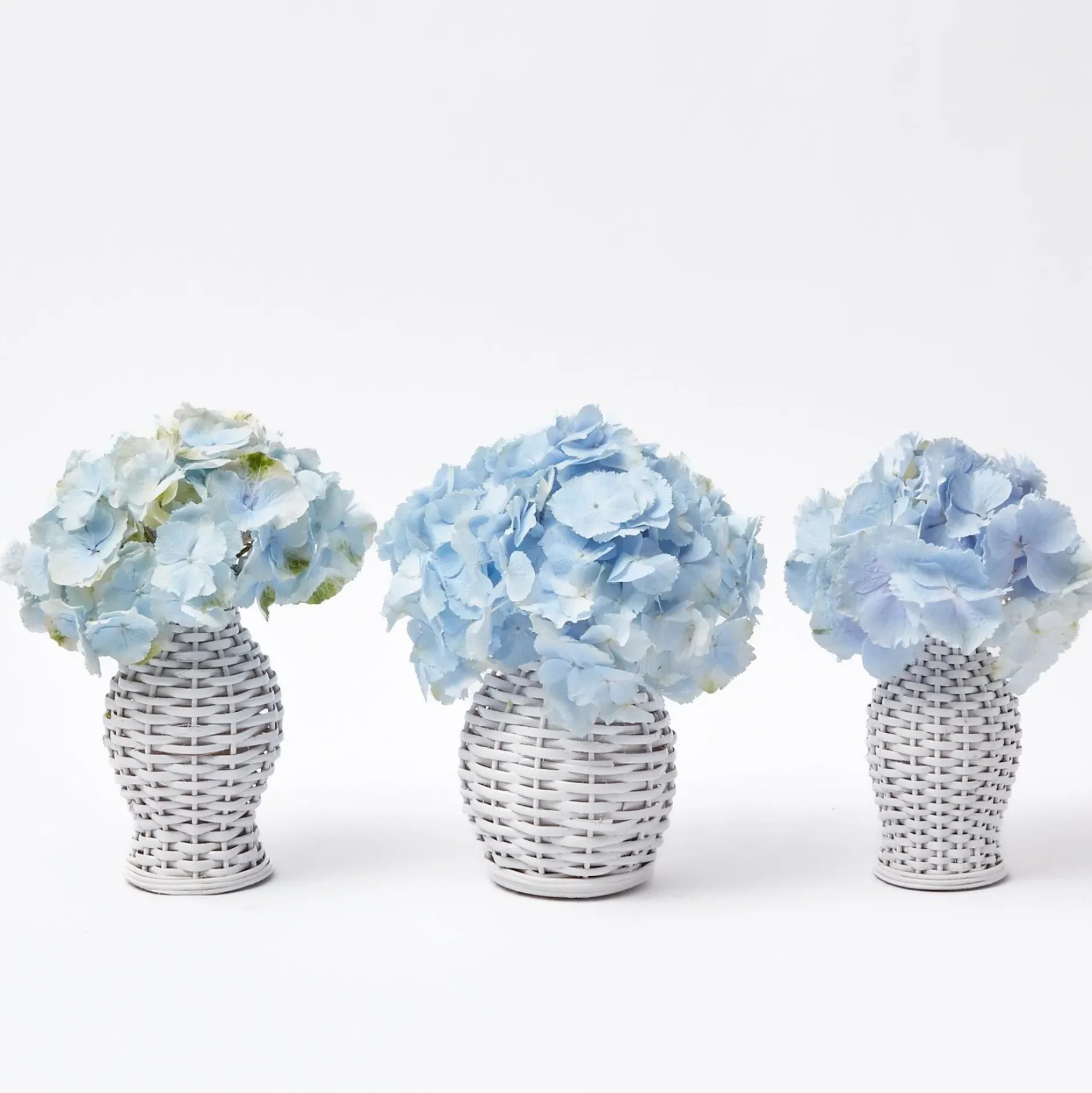 Best Mrs. Alice White Rattan Vase (Set Of 3)