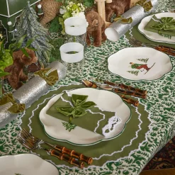 Clearance Mrs. Alice White Ribbon Water & Wine Glassware Set