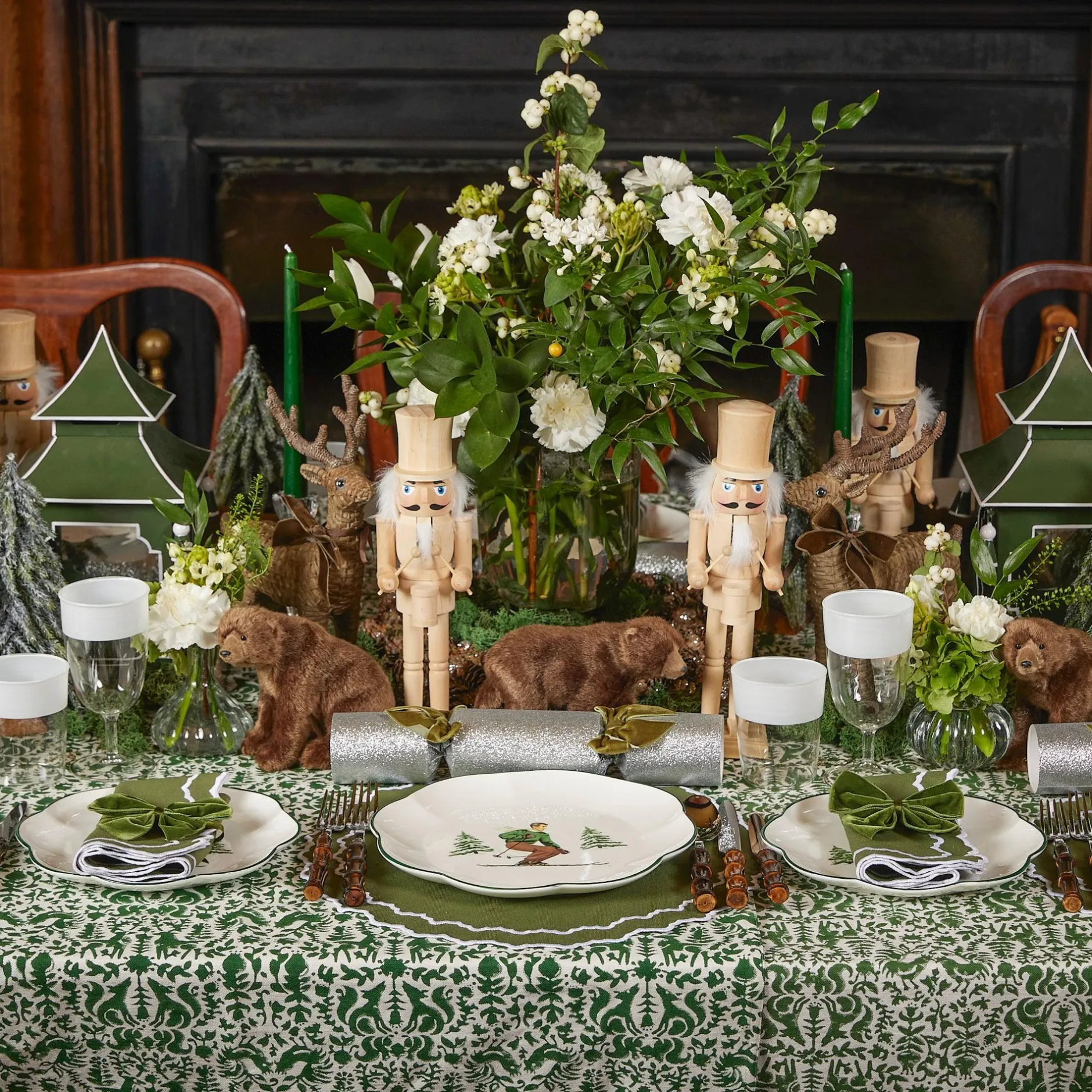 New Mrs. Alice White Ribbon Water & Wine Glassware Set