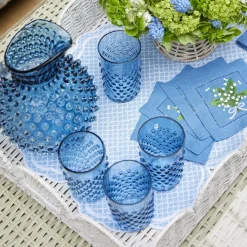 Mrs. Alice White Scalloped Rattan Tray