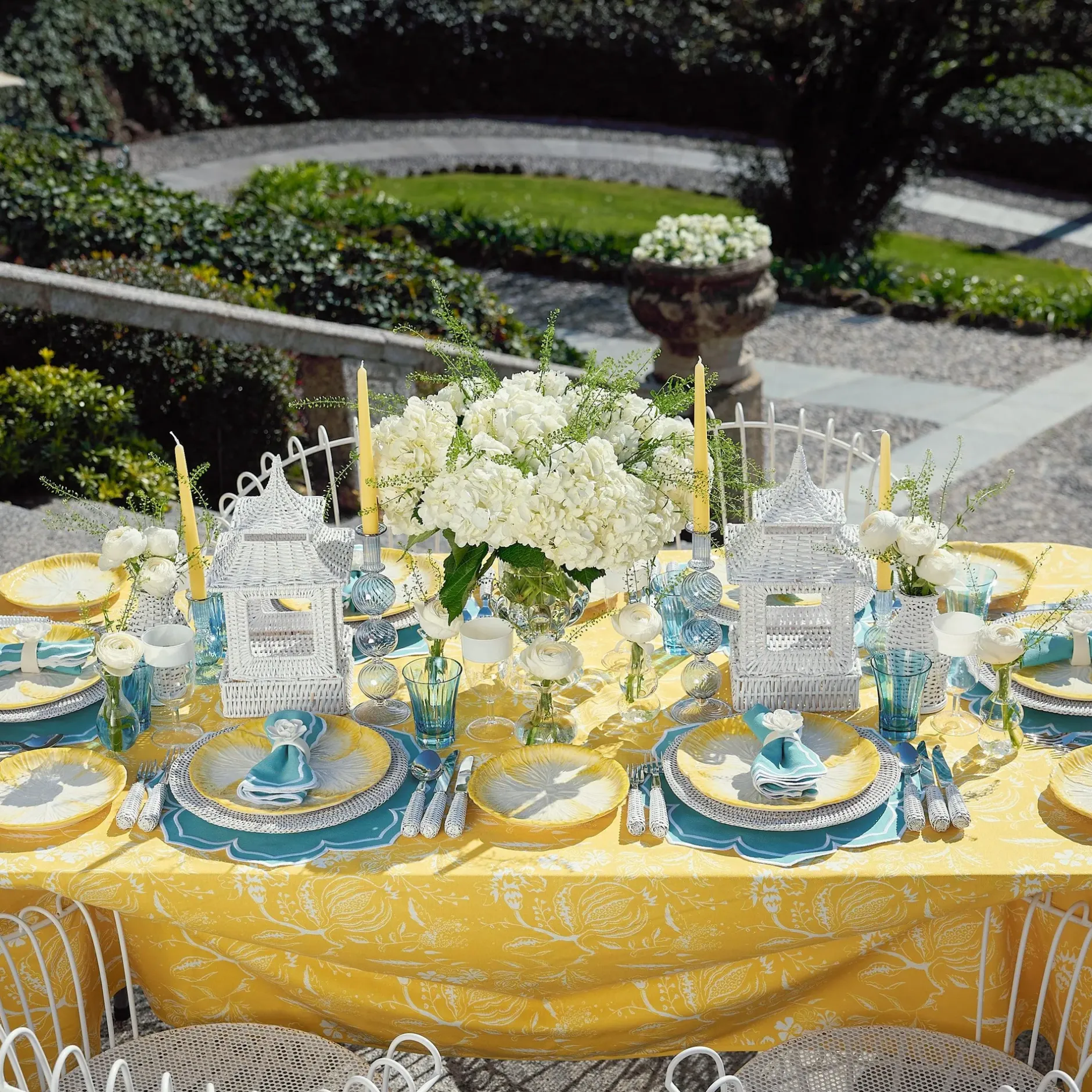 Best Mrs. Alice Yellow Capri Lettuce Dinner & Starter Plates (Set Of 8)