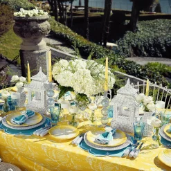 New Mrs. Alice Yellow Capri Lettuce Starter Plates (Set Of 4)