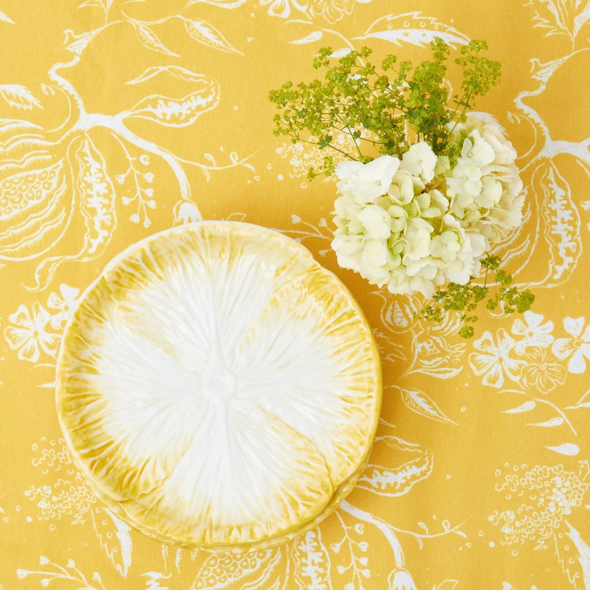 Online Mrs. Alice Yellow Capri Lettuce Starter Plate
