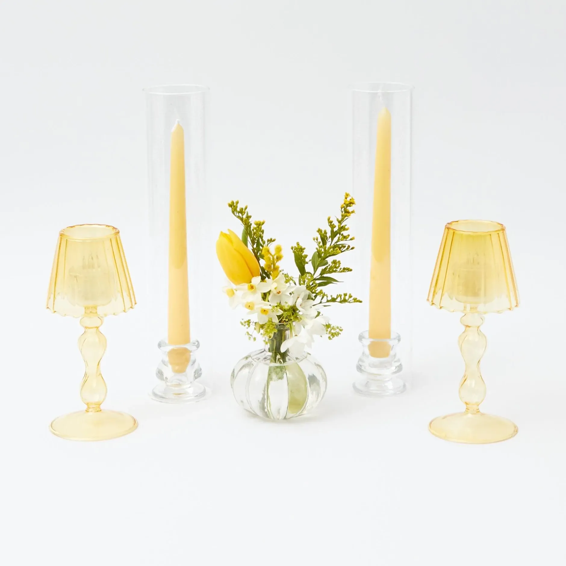 Outlet Mrs. Alice Yellow Melograno Candlescape