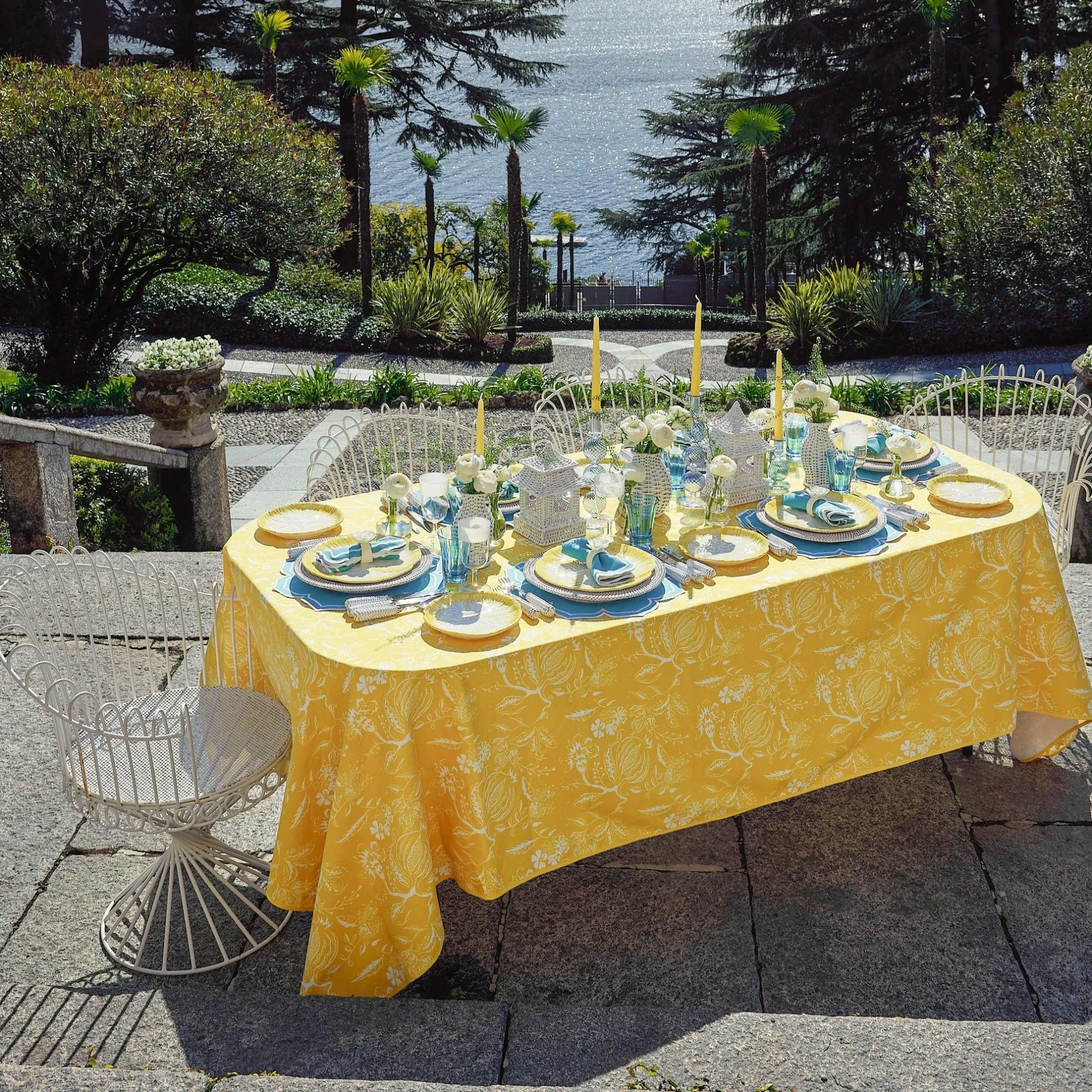Mrs. Alice Yellow Melograno Tablecloth
