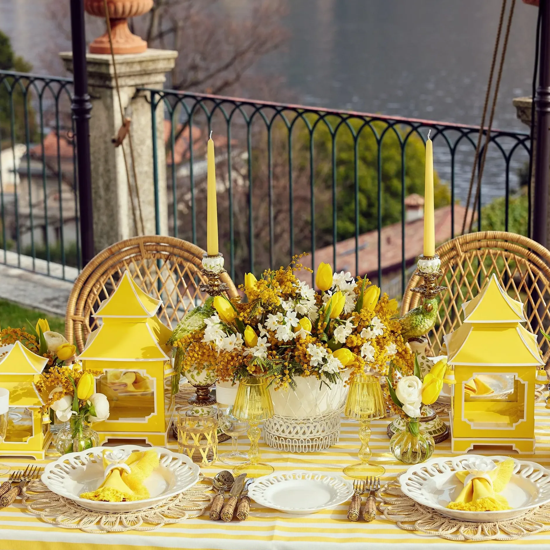 Sale Mrs. Alice Yellow Pagoda Lantern