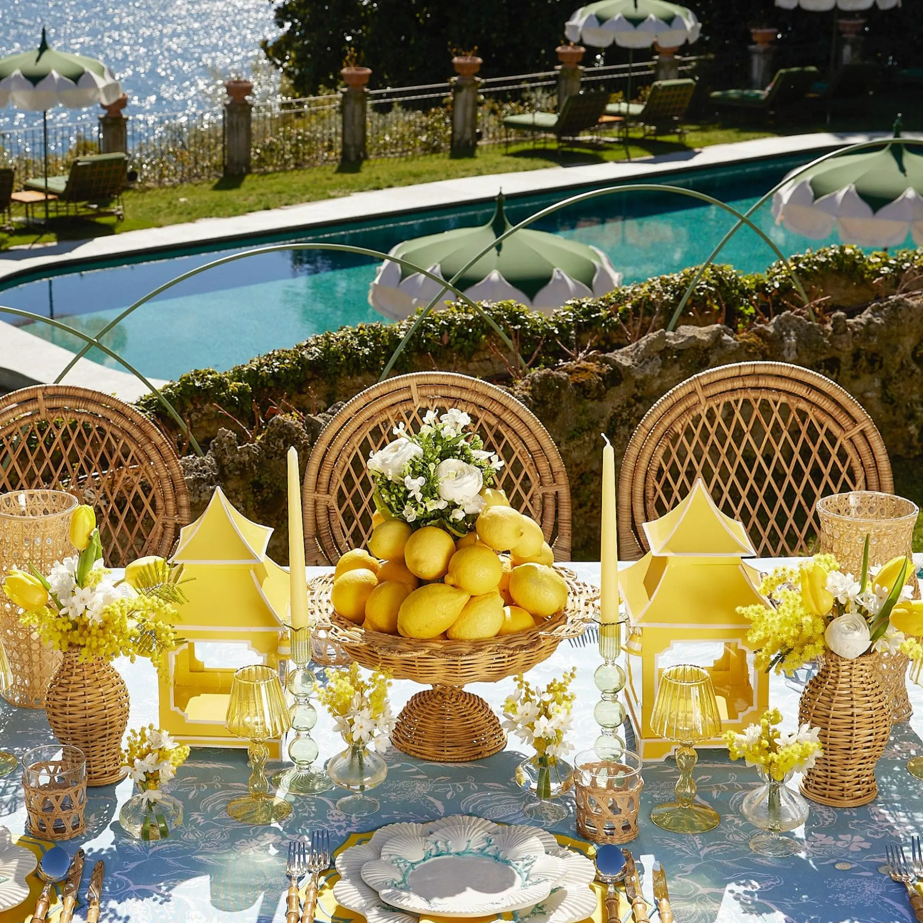 New Mrs. Alice Yellow Pagoda Lantern
