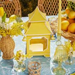 Sale Mrs. Alice Yellow Pagoda Lantern Set