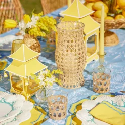 New Mrs. Alice Yellow Pagoda Lantern Set